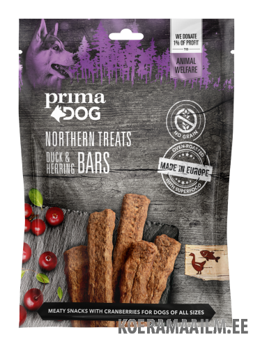 PrimaDog Northern Treats maius pardiliha-heeringa KAST 12x80g