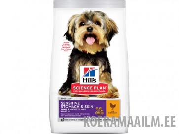 Hill's Science Plan Adult Smalll & Mini Sensitive Stomach & Skin with Chicken 3kg