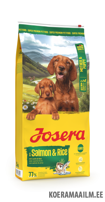 Josera Mother&Puppy Salmon&Rice 12,5kg Josera Mother&Puppy Salmon&Rice 12,5kg