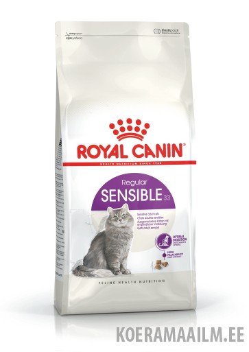 Royal Canin Sensible 10kg + 2 kg TASUTA!