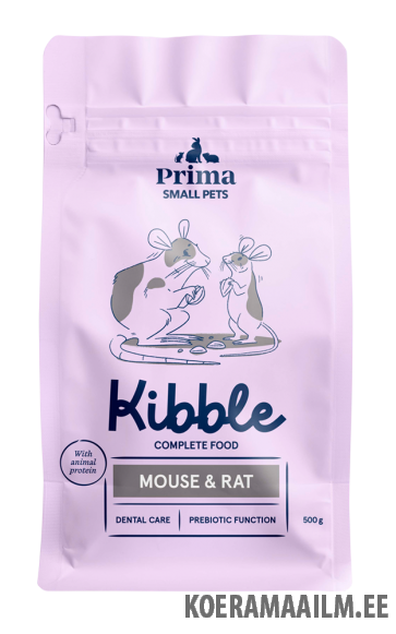 PrimaSmallPets täissööt hiirtele ja rottidele 500 g