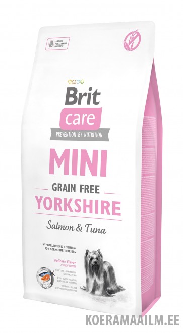 Brit Care Mini Yorkshire teraviljavaba koeratoit 7 kg