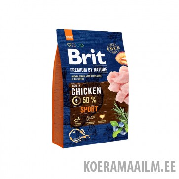 Brit Premium by Nature Sport koeratoit 3 kg
