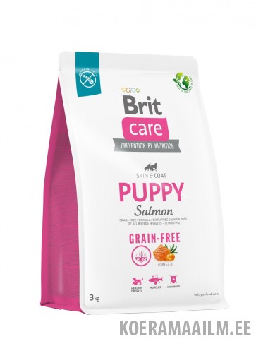 Brit Care Grain-Free Puppy Salmon koeratoit 3kg