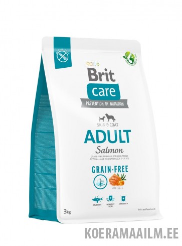 Brit Care Grain-Free Adult Salmon koeratoit 3kg