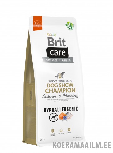 Brit Care Hypoallergenic Dog Show Champion koeratoit 12kg