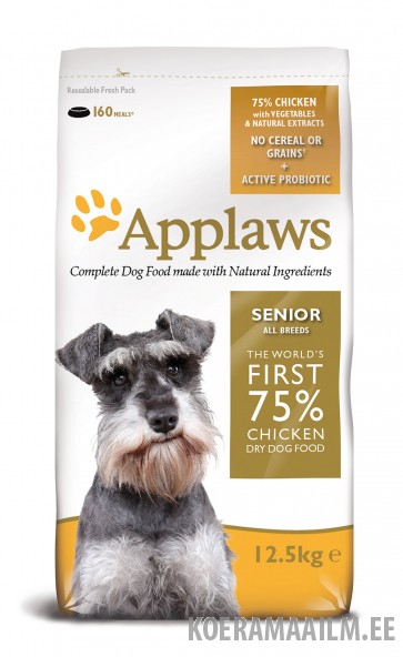 Applaws Dog Senior (kõik tõud) Kanaga 2 kg