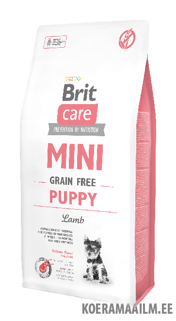 Brit Care Mini Puppy Lamb teraviljavaba koeratoit 7 kg