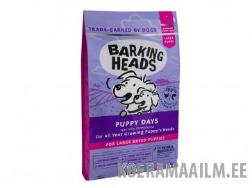 BARKING HEADS kuivtoit kutsikatele Puppy Days suur tõug 12kg