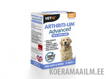 MC Arthriti-um Advance koera/kassi täiendsööt liigestele tbl N45