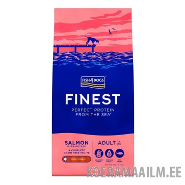 Fish4Dogs koera täissööt lõhe väike graanul 6 kg