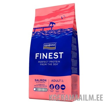 Fish4Dogs koera täissööt lõhe suur graanul 12 kg