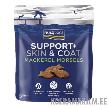 Fish4Dogs koera maius Mackerel Morsels Coat ja Skin ja Joints 225 g
