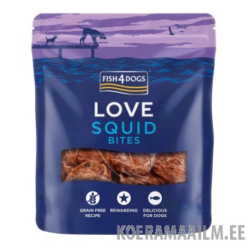 Fish4Dogs koera maius Squid Bites 80 g
