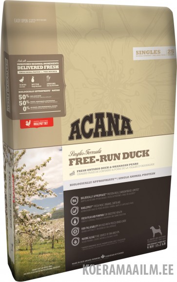Acana Dog Free-Run Duck täissööt koertele 2 kg