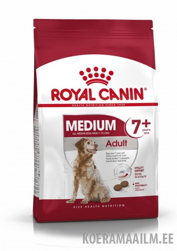 Royal Canin MEDIUM Adult 7+ 4kg