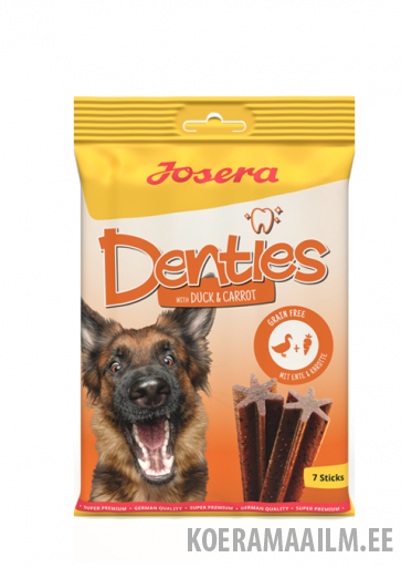 JOSERA Denties with Duck & Carrot  13x180g, pardi ja porgandiga