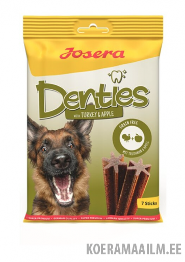 JOSERA Denties with Turkey & Apple 13x180g, kalkuni ja õunaga