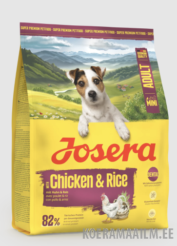 Josera Mini Adult Chicken & Rice 10kg Josera Mini Adult Chicken & Rice 10kg