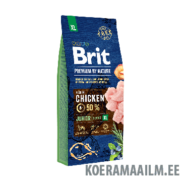 Brit Premium by Nature Junior XL koeratoit 15 kg