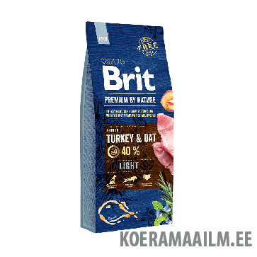 Brit Premium by Nature Light koeratoit 15 kg