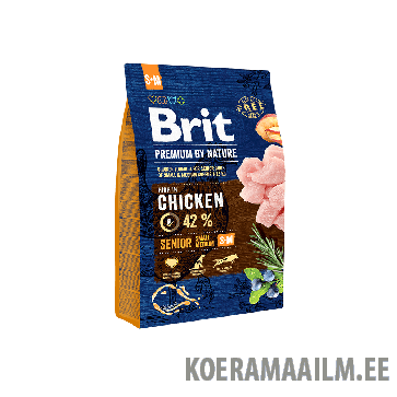 Brit Premium by Nature Senior S+M koeratoit 3 kg