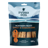 PrimaDog Northern Treats maius kalkuni-hirveliha 400g
