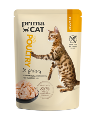 PrimaCat Classic kassieine linnuliha kastmes 85g 