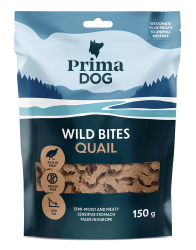PrimaDog Wild Bites Semi-Moist maiused koertele vutiliha viirpuumarjadega 150g