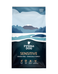 PrimaDog GRAIN FREE täistoit hirveliha-kalkuni kõikidele täiskasvanud koertele 3kg