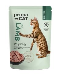 PrimaCat Classic kassieine lambaliha kastmes 85g