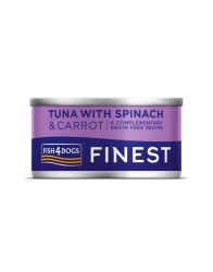 Fish4Dogs koera konserv tuunikala ja porgand ja spinat 85 g