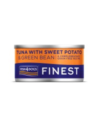 Fish4Dogs koera konserv tuunikala ja bataat ja roheline uba 85 g