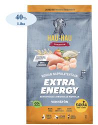 Hau Hau Champion täistoit Extra Energy 12 kg