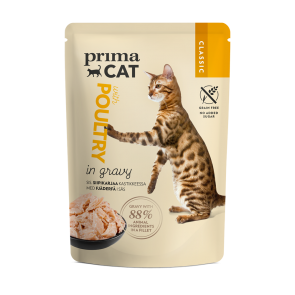 PrimaCat Classic kassieine linnuliha kastmes 28x85g (KAST)