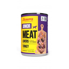 Josera Meat Lovers JUNIOR Menu Turkey 6x400g konserv kutsikale