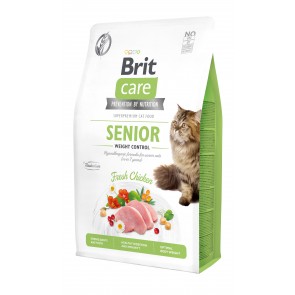 Brit Care Cat Grain-Free Senior Weight Control kassitoit 2 kg