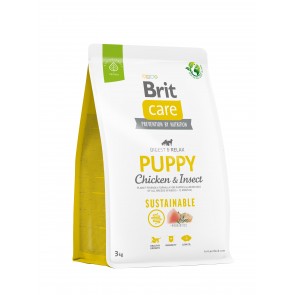 Brit Care Sustainable Puppy Chicken & Insect koeratoit 3kg