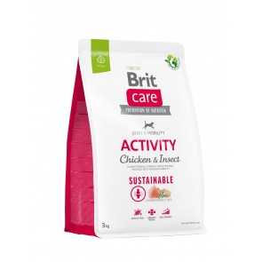 Brit Care Sustainable Activity Chicken & Insect koeratoit 3kg