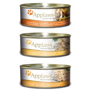 Applaws Cat Konserv Selection Pack Chicken 12x70g
