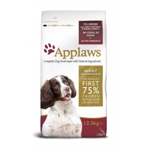 Applaws Dog Adult Small & Medium Kana ja Lambalihaga 7.5kg