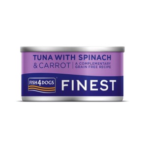 Fish4Dogs koera konserv tuunikala ja porgand ja spinat 85 g
