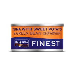 Fish4Dogs koera konserv tuunikala ja bataat ja roheline uba 85 g