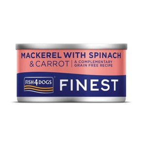 Fish4Dogs koera konserv makrell ja porgand ja spinat 85 g