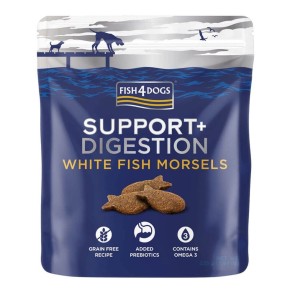 Fish4Dogs koera maius White Fish Morsels Digestion 225 g