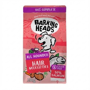 BARKING HEADS koera täissööt All Hounder Hair Necessities lõhega 12 kg