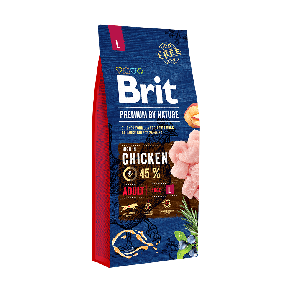 Brit Premium by Nature Adult L koeratoit 15 kg