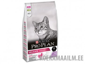 PRO PLAN Cat Delicate kalkuni ja riisiga 10 kg