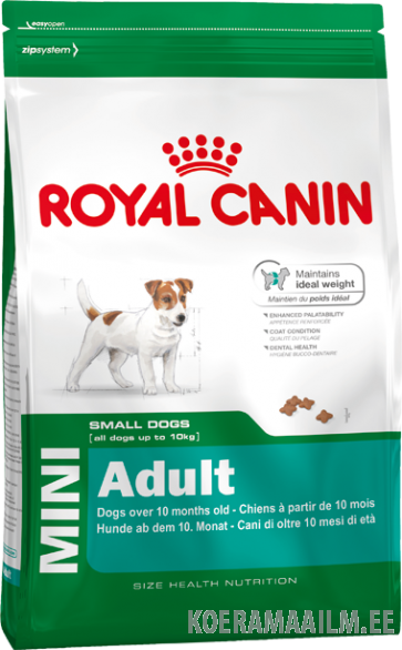 Royal Canin Mini Adult 8kg + 1kg tasuta!