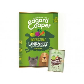 Edgard Cooper Konserv Adult Koer Lammas/Veis 400G																			